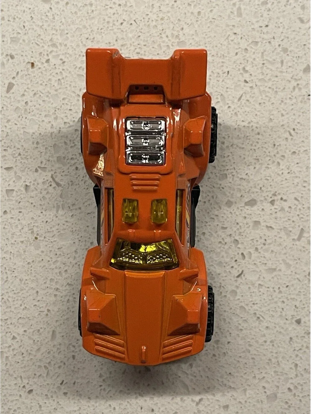 Hot Wheels Racing Orange Quicksand Car - 2014 Mattel Inc.